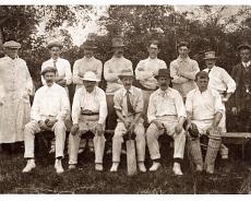 img20220128_0220 Rowington Cricket Club c1910. EL Edwards (Centre, Captain)