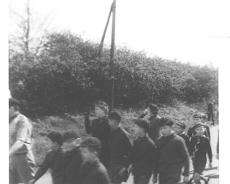 March Scouts marching