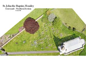 Honiley Churchyard Map