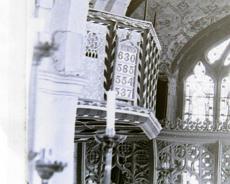 P1070001 Detail of organ loft from 1899 interior photo