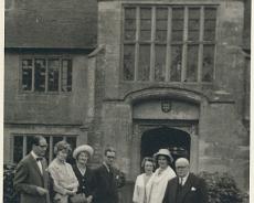 LHG03_0038 Mr Ferrers-Walker on right, last owners of Baddesley Clinton. John Gaunt and Paddy Gaunt on left
