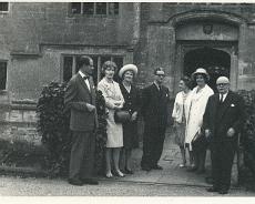 LHG03_0050 Mr Ferrers-Walker on right, last owners of Baddesley Clinton. John Gaunt and Paddy Gaunt on left