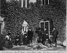 Old BC Photos 1 Ferrers family at Baddesley Clinton in 1880s