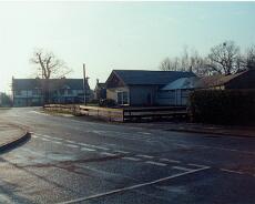 150213_0015 Hulls Garage on the corner of Station Lane Lapworth and Old Warwick Road, Jan 1994. Now the site of Lapworth Oaks.