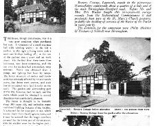 20131130_0002 Rectory Cottage Lapworth - Article about house history page 1 of 2