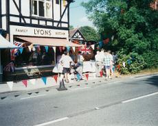 LHG02_0001 Lyons Butchers 1997 decorated for the retirement of Butcher Ashley Goodman.