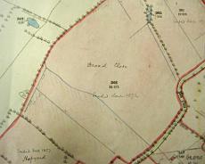IMG_2180 Detail from Estate Maps from the Claverdon Leys and Pinley estates of EG Wheler-Galton in early 1900s.