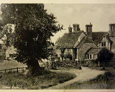 P1020363 Old postcard of Pinley Abbey Farm