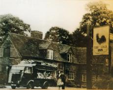 RPR_0015 Cock Inn, later the Cock Horse, with Bill Chinn's hardware van. 1953