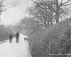 Warwick road, Lapworth. Old Warwick Road near The Boot
