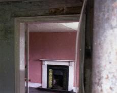 S4312 Interior of Blythe Cottage before restoration