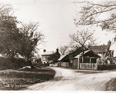 Mumford14 Corner of Mill Lane and Old Warwick Road. The timber yard is now School House
