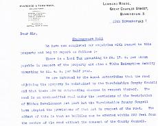 SHDoc3 Letter re purchase of Shakespeare Hall 1937 (p. 1 of 2)