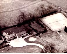 Post House aerial Old Post House and Rowington Tennis Courts