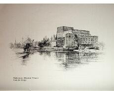 image00004 Drawing from Souvenir Programme from opening of rebuilt Memorial Theatre on 23rd April 1932