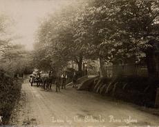 Rowington - Lane by the School Lane in front of Rowington School