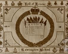 Rowington Roll of Honour Rowington School Roll of Honour