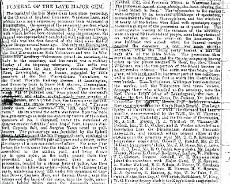 gem-funeral-report Newspaper reports of the death of Major Henry Gem in 1881