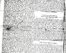 gem-obituary Newspaper reports of the death of Major Henry Gem in 1881