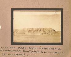 AG Hanson - Palestine 1917 - Tel-El-Ganli Tel-el-Ganli near Beersheba. From Anthony Hanson's album from when he served in Palestine in 1917-18