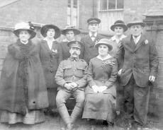 Winwedding Wedding of Frederick Teale and Sarah Winifred (Win) Rainbow in 1917. Fred's father, Thomas on extreme right. Fred enlisted in 1915 in the Royal Engineers 114th...