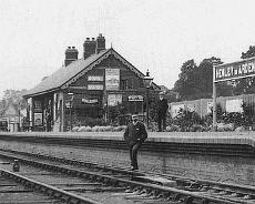 RW1040-18 Original Henley-in-Arden station at the end of the Rowington branch line