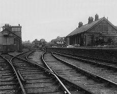 Rw1040-17 Original Henley-in-Arden station lying disued after closure of the branch line in 1908