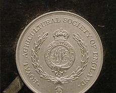 P1102G-2 Royal Show Medal awarded to Rowington School forestry exhibit 1966