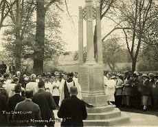 20131224 Lapworth War Memorial unveiling ceremony - April 1920