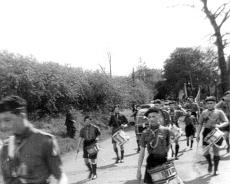 Drums Scouts marching