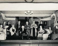 LHG03_0056 From a production by an amateur dramatics group from Lapworth in Rowington Village Hall in the 1950s