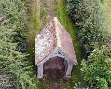 DJI_0255 Entrance gateway to Wroxall Burial Ground