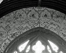 Church_180816 Detail of East wall paintings from 1899 interior photo