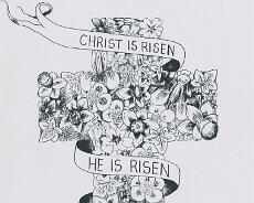 RPR05_0072 Original Artwork by John Williams used for many years on the cover of the Ferncumbe Parish Magazine