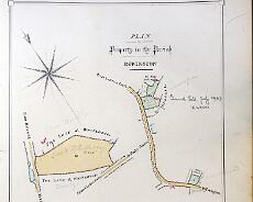 DSC01822 No.4 Cottages and Gardens on Rowington Green (Right hand portion of plan) Actually on Mill Lane - site of house now known as Farthing Piece. Sold in 1967 for...