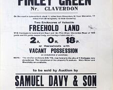 DSC01829 1967 Sale details for land at Pinley Crossroads (No.6 in Property book)