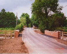 P1009M-6 New bridge. Mill Lane Lowsonford, site of original ford