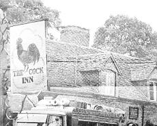 P1020337 background The Cock Horse in 1953 with Bill Chinn's Hardware van