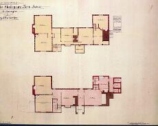 P1065C-1 Shakespeare hall - architect drawings for restoration