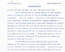 SHDoc4 Letter re purchase of Shakespeare Hall 1937 (p. 2 of 2)