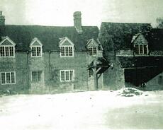 img20211208_0103 In the snow before the garage doors were installed