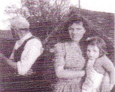 Fisher06 Edward Taylor (Snr) and his daughter Jean and granddaughter Mary (now Fisher)