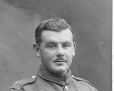 AG Hanson Anthony Gardner Hanson in Warwickshire Yeomanry uniform