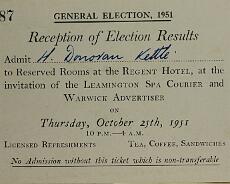 DSC00414 Invitation to 1951 General Election count