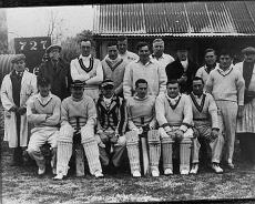 S0710 Back row (L-R): Bill Sly, Bob Everitt, Parsons, , Gerry Crane. Front row: ?, Col. Clutterbuck, Fred Hawkins, Bernard Onions, Bob Turner, , Vic Green