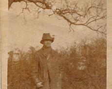 140722_0006 Fritz Perras as a prisoner of war in Rowington. He lived and worked at Rowington Mill.