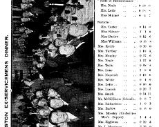 Dinner31 Ex-Servicemen's supper 1931