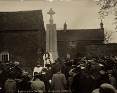 Lapworth War Memorial Lapworth War Memorial unveiling ceremony - April 1920